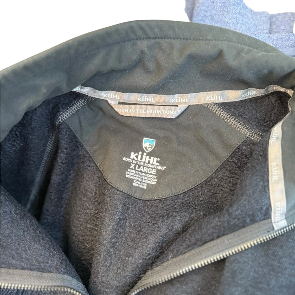 Kuhl Men's Half-Zip Pullover in Navy and Charcoal